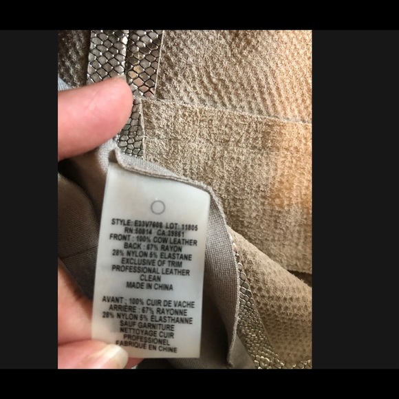 Tahari metallic snake embossed leather dress. BNWT - Picture 7 of 13